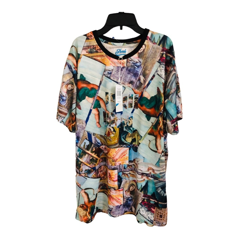 Fresh prints of Bel-Air‎ multi renaissance print t-shirt size XL new
